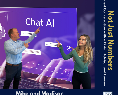 Mike Garry and Madison Demora discuss AI's role in financial advising in Not Just Numbers Episode 15.