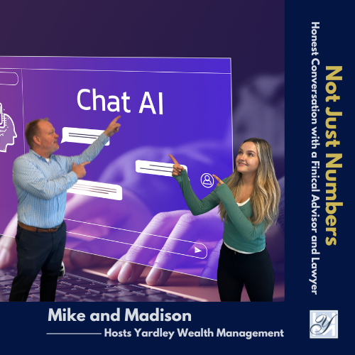 Mike Garry and Madison Demora discuss AI's role in financial advising in Not Just Numbers Episode 15.