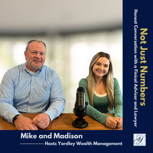 Madison Demora and Mike Garry discussing financial planning strategies in Episode 19 of Not Just Numbers.